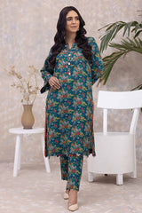 2 Piece Printed Dhanak Unstitched Suit WNST-32083