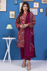 3 Piece Printed Lawn Unstitched Suit CLP-32135 B