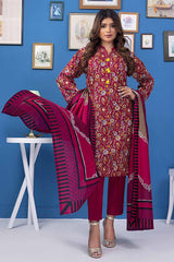3 Piece Printed Lawn Unstitched Suit CLP-32135 B