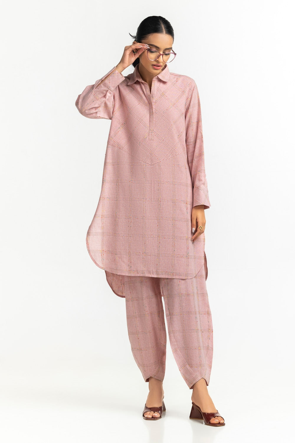 Yarn-dyed Co-Ord Set  IPST-44613