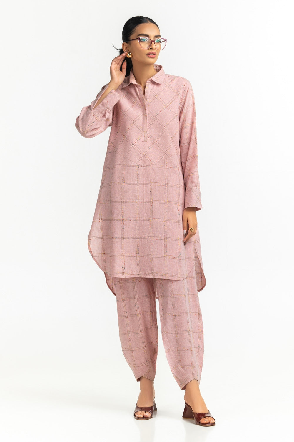 Yarn-dyed Co-Ord Set  IPST-44613