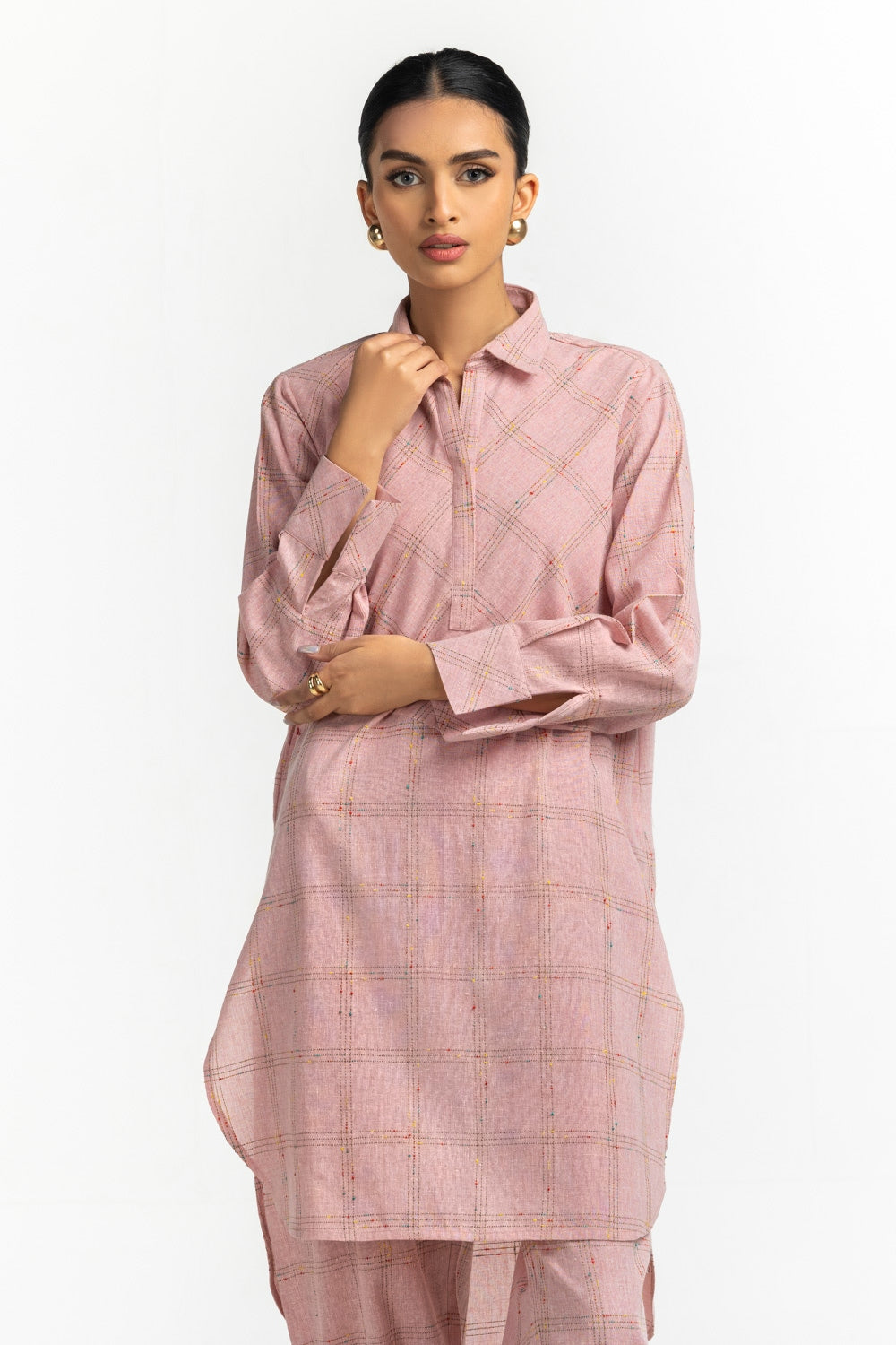 Yarn-dyed Co-Ord Set  IPST-44613