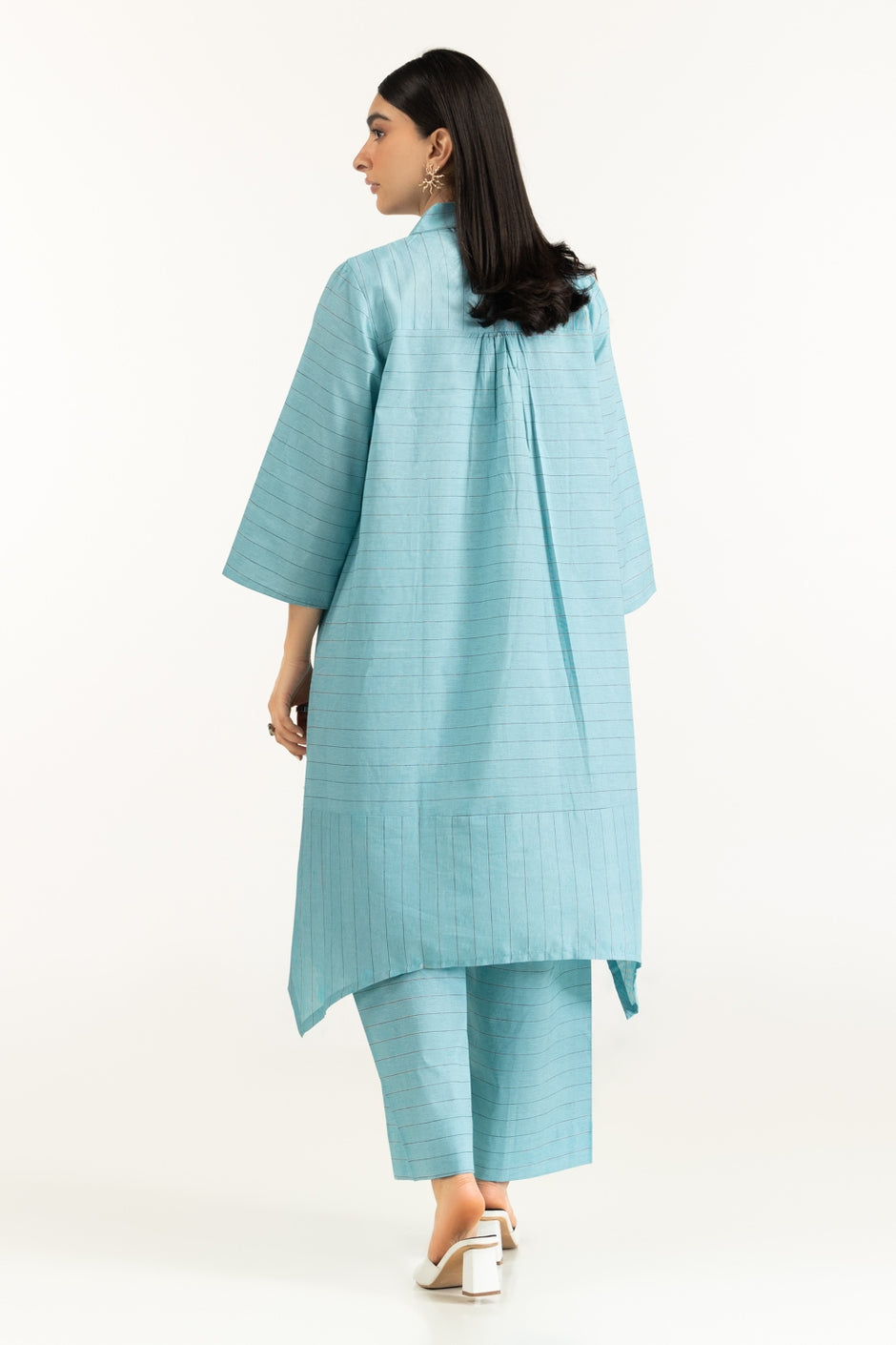 Yarn-dyed Embellished Co-Ord Set