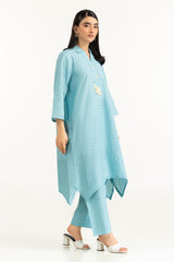 Yarn-dyed Embellished Co-Ord Set IPST-44776-A