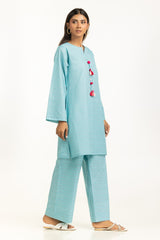 Yarn-dyed Embellished Co-Ord Set IPST-44776-B