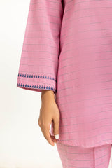 Yarn-dyed Embroidered Co-Ord Set IPST-44783-A