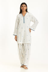Yarn-dyed Embroidered Co-Ord Set IPST-55129