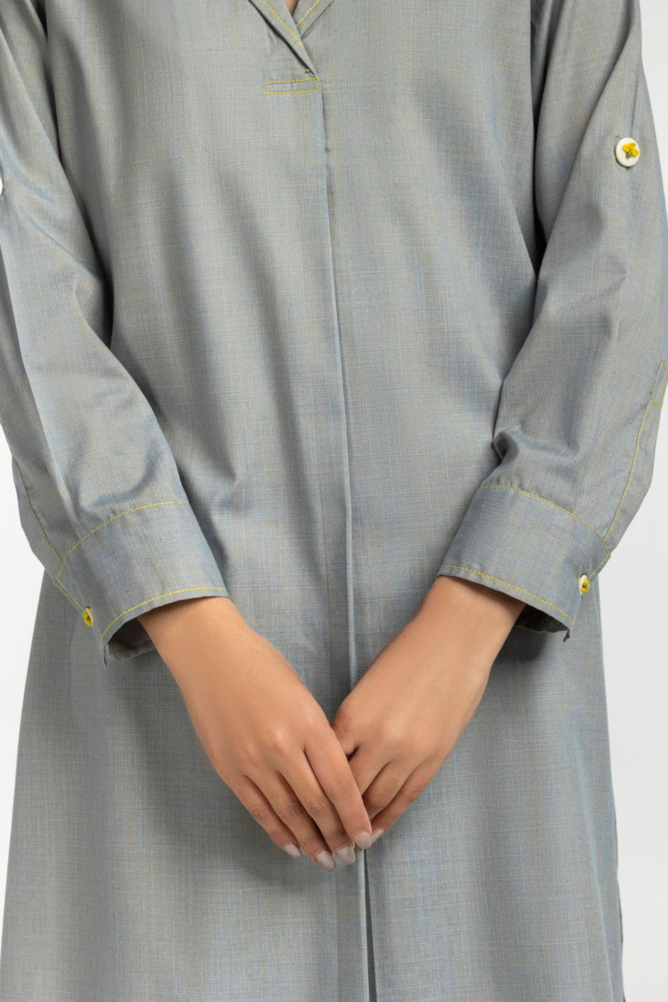 Yarn-dyed Two Tone Co-Ord Set