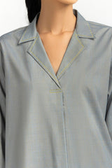 Yarn-dyed Two Tone Co-Ord Set  IPST-44564