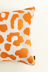 Yellow Strokes Digital Printed Cushion Cover