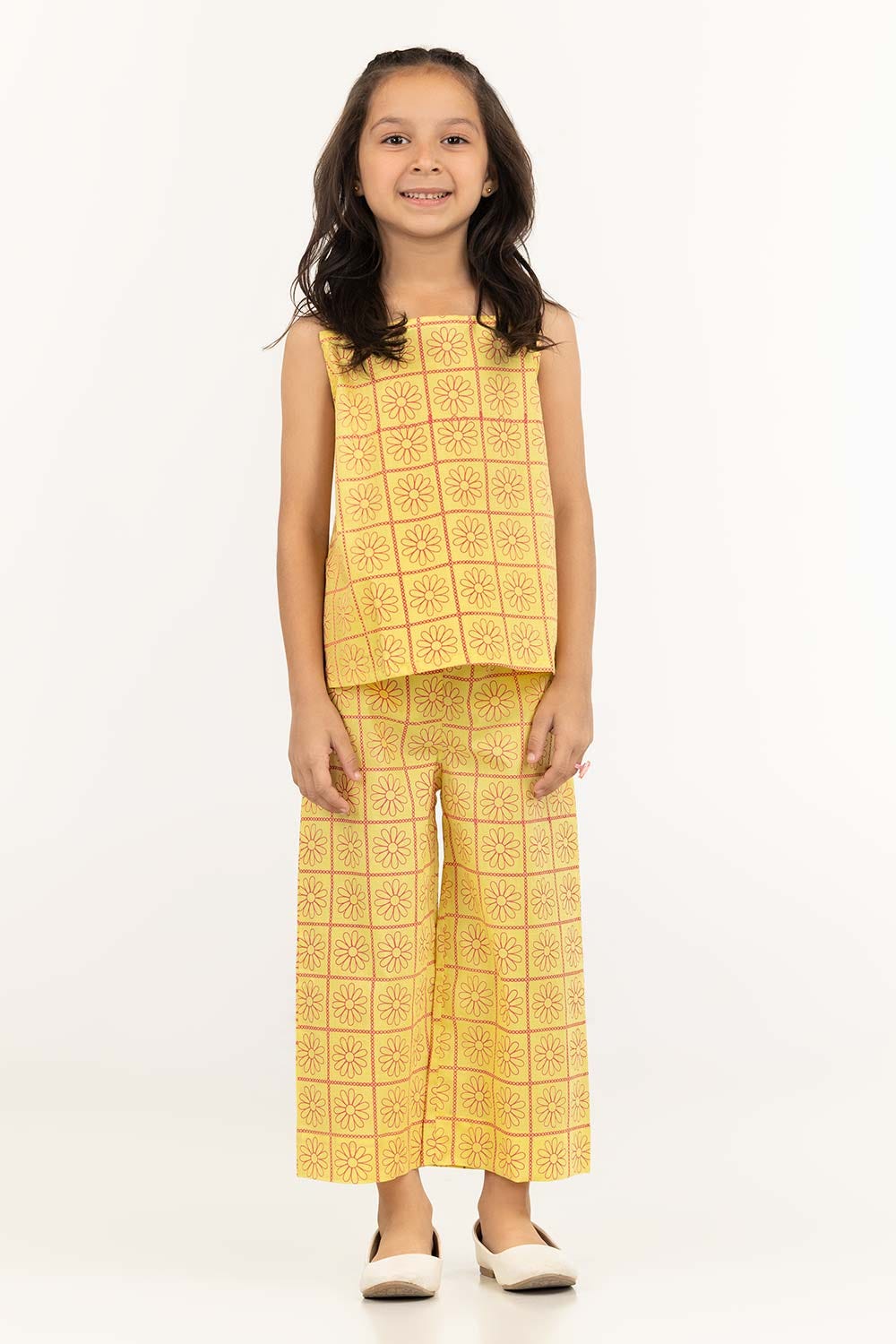 Toddler Girl Yellow Shirt TGWS-2210033 A
