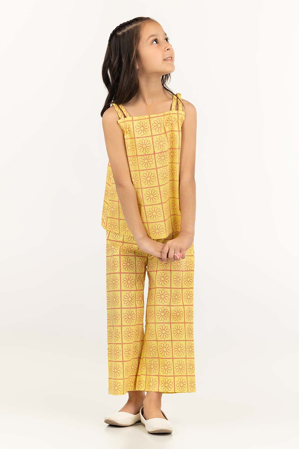 Toddler Girl Yellow Shirt TGWS-2210033 A