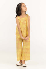 Toddler Girl Yellow Shirt TGWS-2210033 A