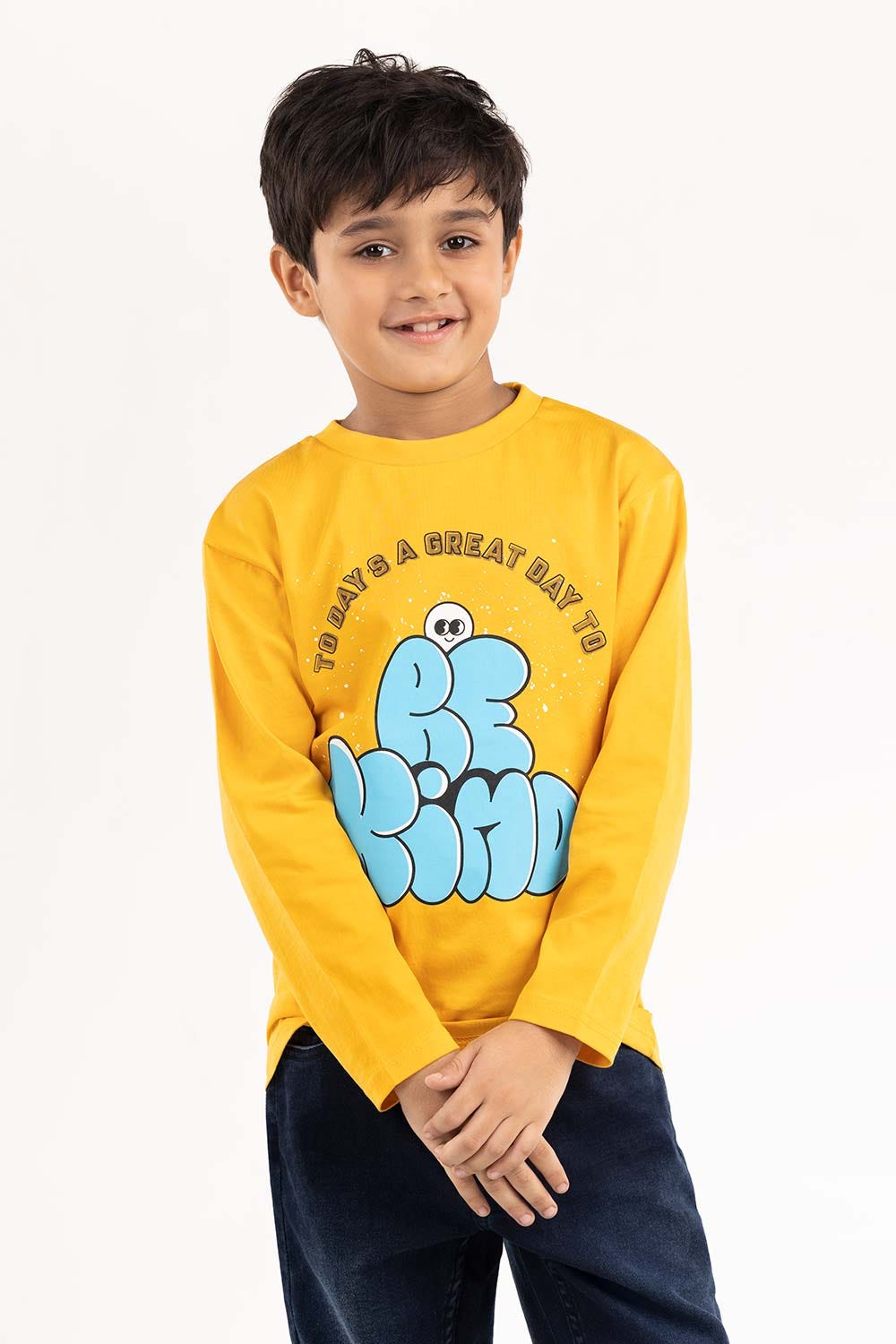Toddler Boy Yellow T-Shirt 224-513-016
