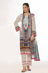3 Piece Unstitched Printed Lawn Suit CLP-42133