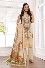 3 Piece Unstitched Printed Lawn Suit CLP-42141