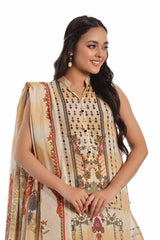 3 Piece Unstitched Printed Lawn Suit CLP-42141
