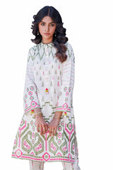 2 Piece Unstitched Jacquard Printed Suit with Lawn Trouser JT-42011
