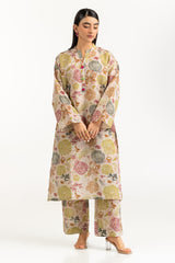 Zari Stripe Printed Co-Ord Set IUSTTS-1108