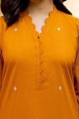 Danedar Embroidered Shirt And Dyed  Trouser WGK-DRW-DE-3142