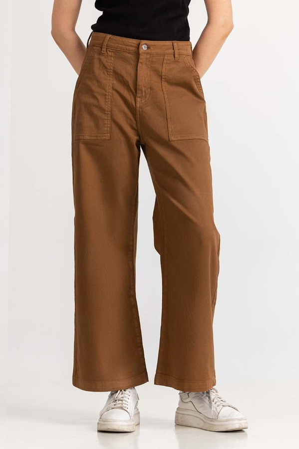 Brown Basic Trouser WM-JNS-WS23-010
