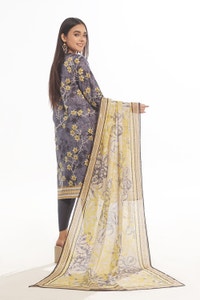 3 Piece Unstitched Printed Lawn Suit CLP-52019