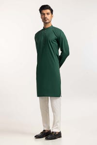Emerald Green Basic Kurta KR-STY24-076