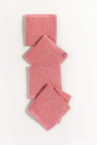 Flamingo Combed Face Towel 4 Pcs Set