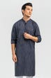 Grey Basic Kurta KP-1814