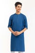 Matt Cobalt Basic Kurta KR-PLN22-034