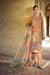 3PC Sequins Embroidered Mehsuri Unstitched Suit with Jacquard Organza Dupatta FE-32070